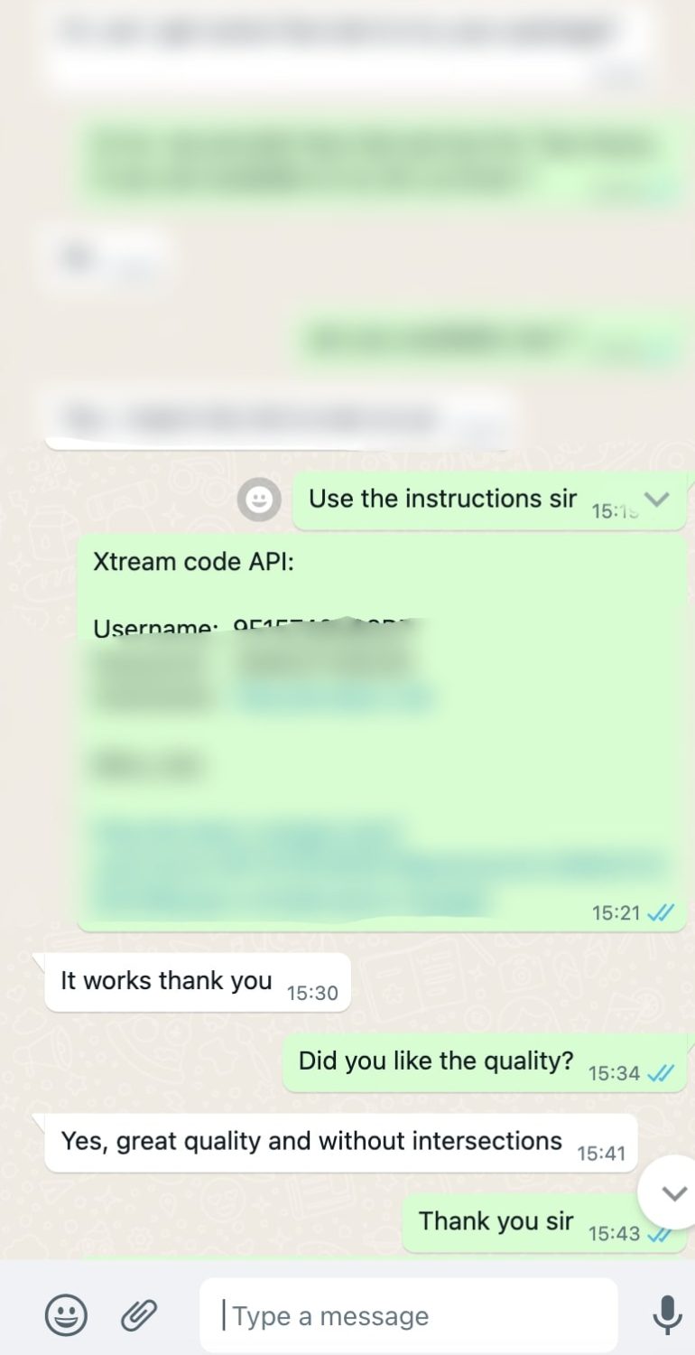 WhatsApp order confirmation 4