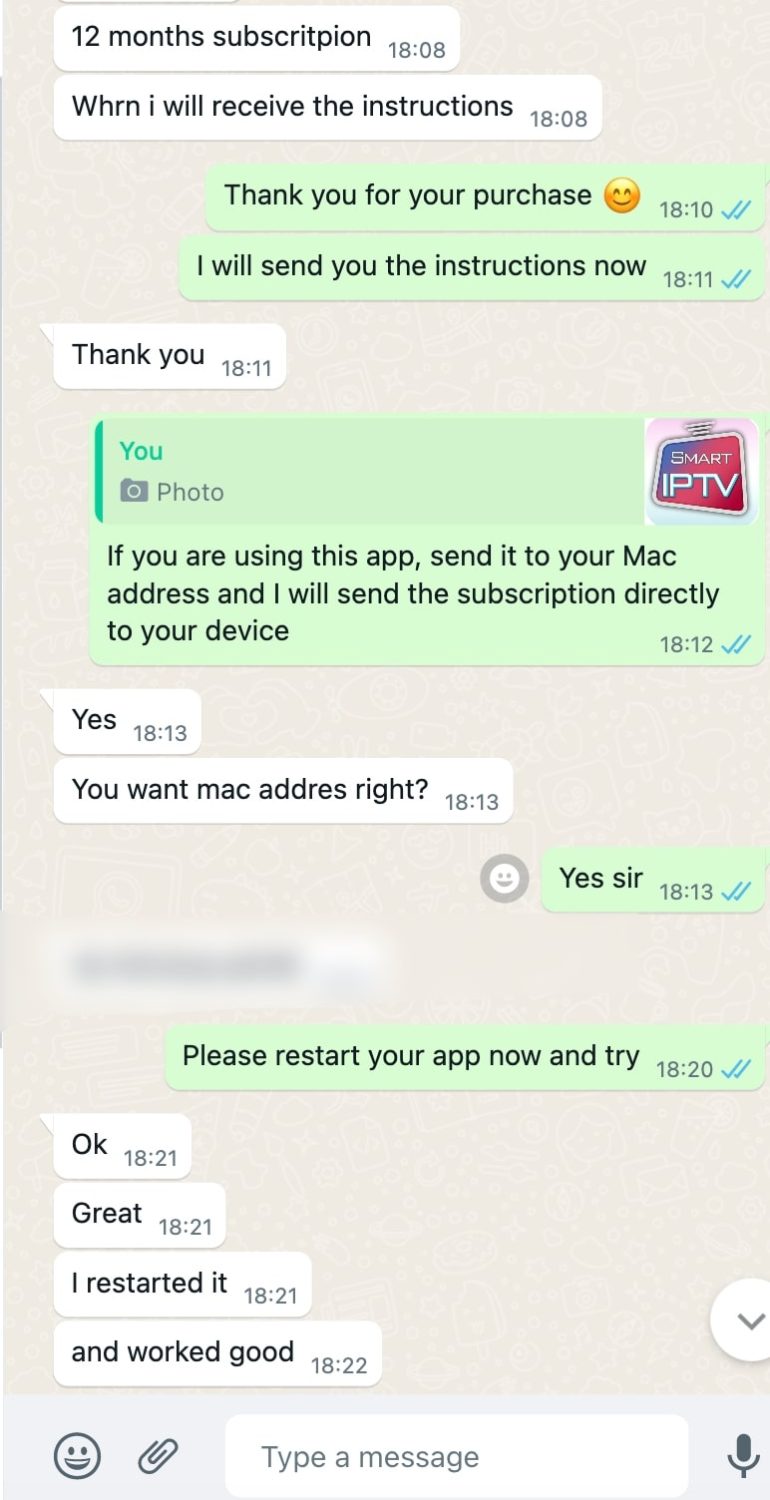 WhatsApp order confirmation 8